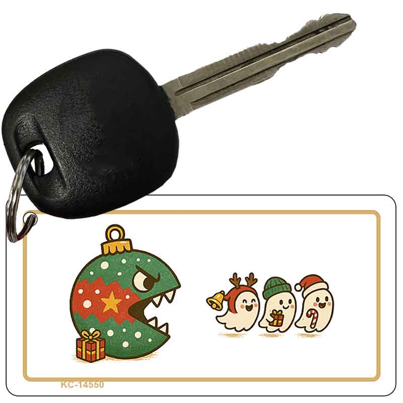 Ornament Monster and Ghosts Novelty Aluminum Key Chain KC-14550