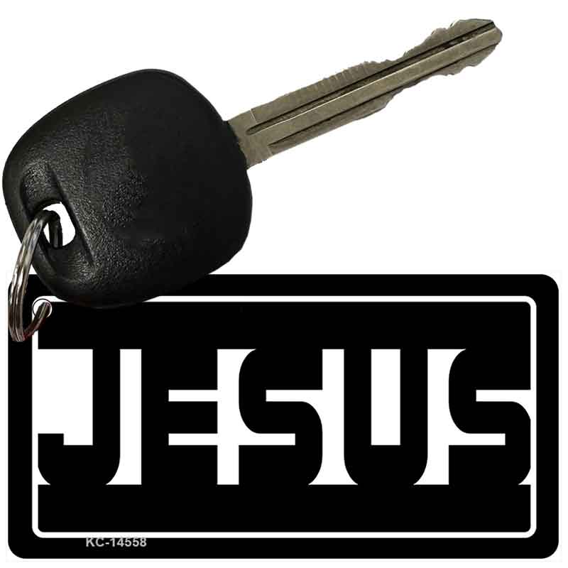 Jesus Hidden Novelty Aluminum Key Chain KC-14558