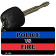 Police vs Fire Novelty Aluminum Key Chain KC-1498