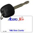 Alberta Blank Novelty Metal Key Chain KC-1502