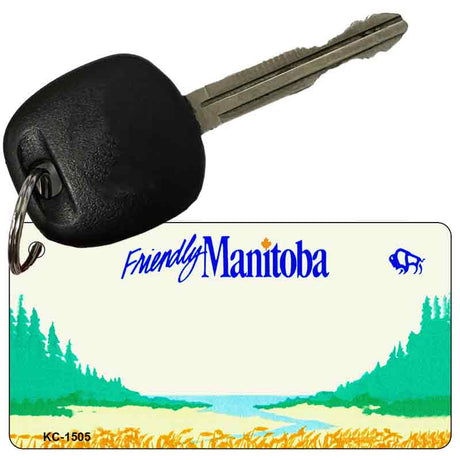 Manitoba Blank Novelty Metal Key Chain KC-1505