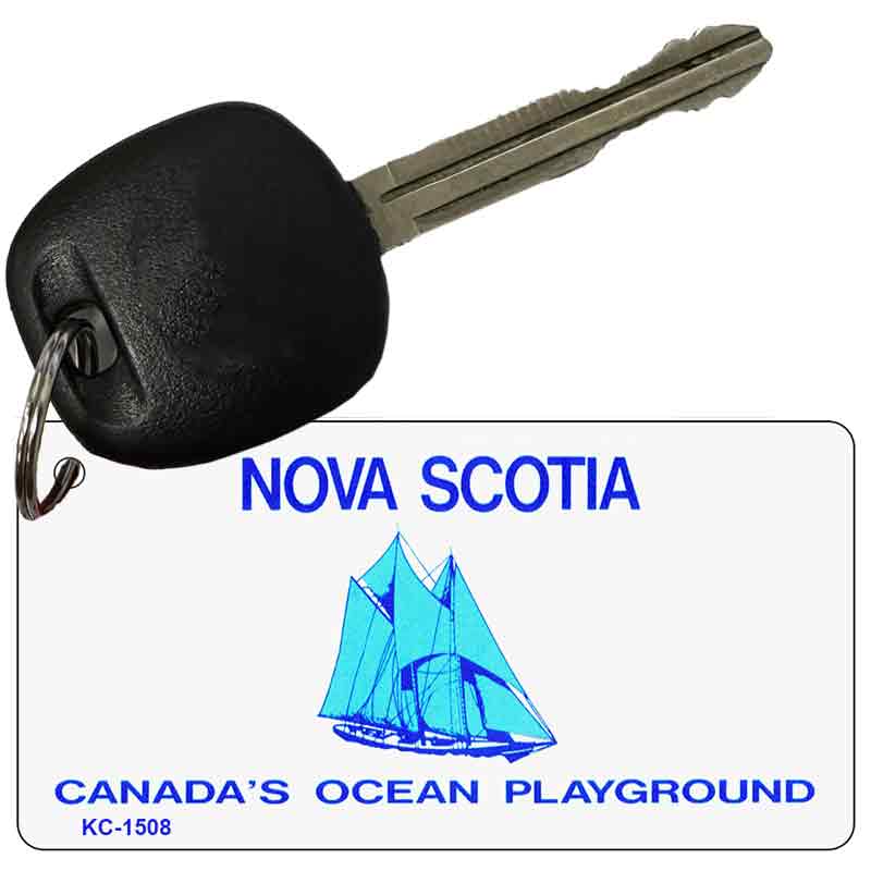 Nova Scotia Blank Novelty Metal Key Chain KC-1508