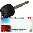 Prince Edward Island Blank Novelty Metal Key Chain KC-1510