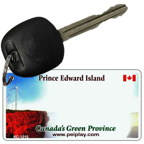 Prince Edward Island Blank Novelty Metal Key Chain KC-1510