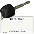 Quebec Blank Novelty Metal Key Chain KC-1512