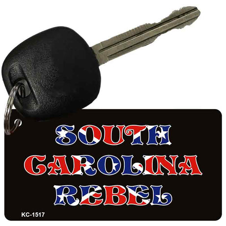 South Carolina Rebel Novelty Aluminum Key Chain KC-1517