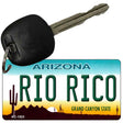 Rio Rico Arizona State License Plate Tag Key Chain KC-1523