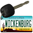 Wickenburg Arizona State License Plate Tag Key Chain KC-1531