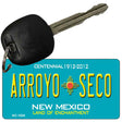 Arroyo Seco Teal New Mexico Novelty Metal Key Chain KC-1534