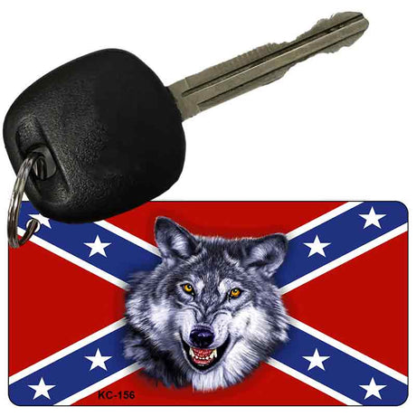 Rebel Wolf Novelty Aluminum Key Chain KC-156