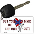 Heart In Dixie Novelty Aluminum Key Chain KC-158