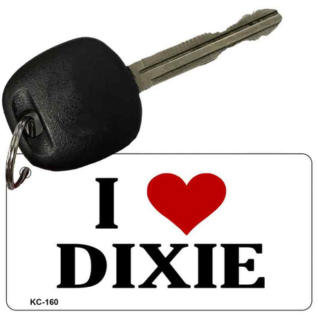 I Love Dixie Novelty Aluminum Key Chain KC-160