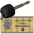 Labrador Pencil Sketch Novelty Metal Key Chain KC-1702