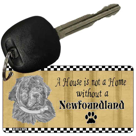 Newfoundland Pencil Sketch Novelty Metal Key Chain KC-1729