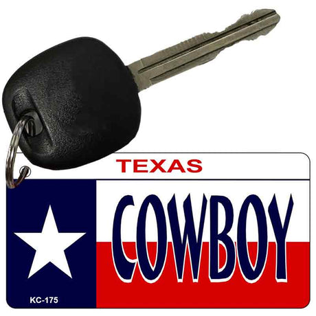 Cowboy Texas Novelty Aluminum Key Chain KC-175