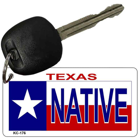 Native Texas Novelty Aluminum Key Chain KC-176