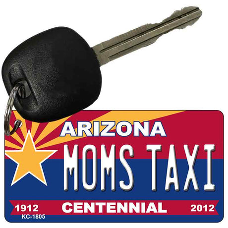 Moms Taxi Arizona Centennial State License Plate Tag Key Chain KC-1805