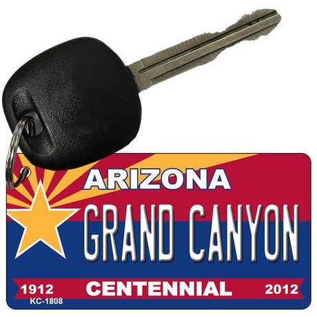 Grand Canyon Arizona Centennial State License Plate Tag Key Chain KC-1808