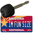 I'm Fun Size Arizona Centennial State License Plate Tag Key Chain KC-1823