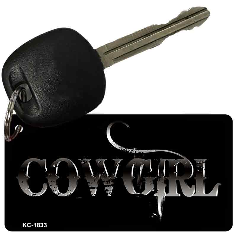 Cowgirl Novelty Aluminum Key Chain KC-1833