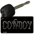 Cowboy Novelty Aluminum Key Chain KC-1834