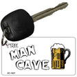 The Man Cave Novelty Aluminum Key Chain KC-1837