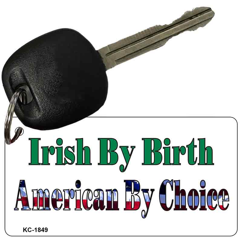 American By Choice Novelty Aluminum Key Chain KC-1849