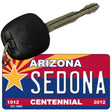 Sedona Arizona Centennial State License Plate Tag Key Chain KC-1860