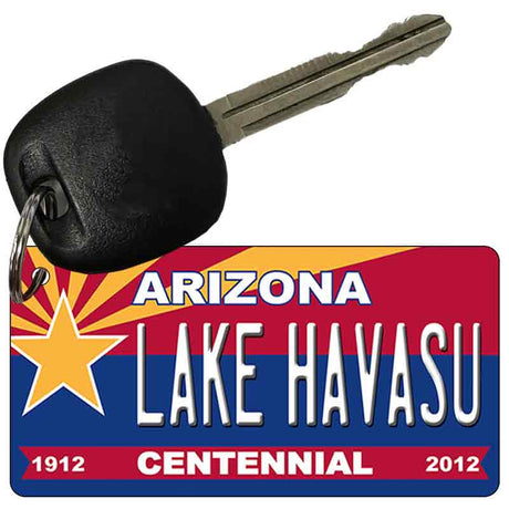 Lake Havasu Arizona Centennial State License Plate Tag Key Chain KC-1861