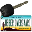 Heber Overgaard Arizona State License Plate Tag Key Chain KC-1909