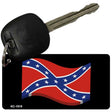 Confederate Flag Black Novelty Aluminum Key Chain KC-1919