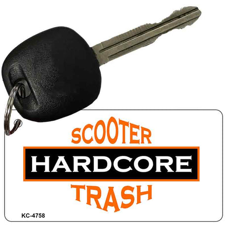 Scooter Trash White Novelty Aluminum Key Chain KC-2005