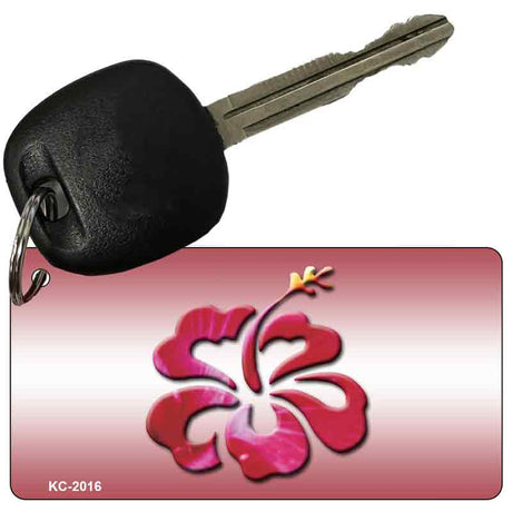 Hibiscus Novelty Aluminum Key Chain KC-2016