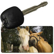 Horses Sweet On Each Other Novelty Metal Key Chain KC-2024