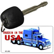 Truck In USA Novelty Aluminum Key Chain KC-202