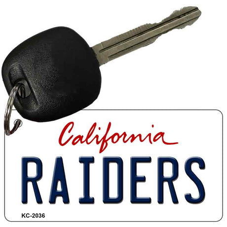 Raiders California State Novelty Metal Key Chain KC-2036