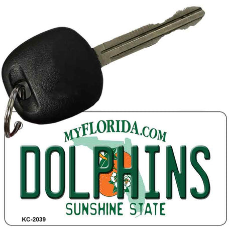 Dolphins Florida State Novelty Novelty Metal Key Chain KC-2039