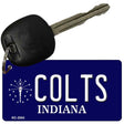 Colts Indiana State License Plate Tag Key Chain KC-2043