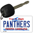 Panthers North Carolina State License Plate Tag Key Chain KC-2054