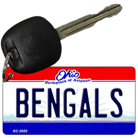 Bengals Ohio State License Plate Tag Key Chain KC-2055