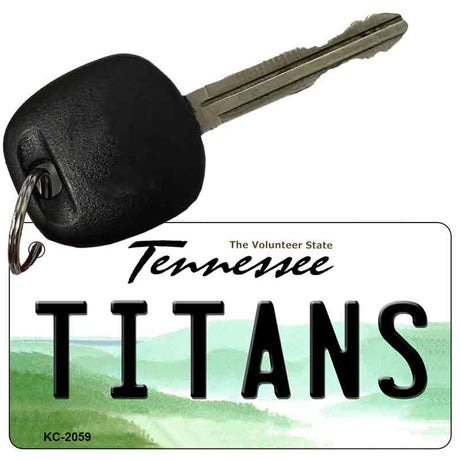 Titans Tennessee State License Plate Tag Key Chain KC-2059