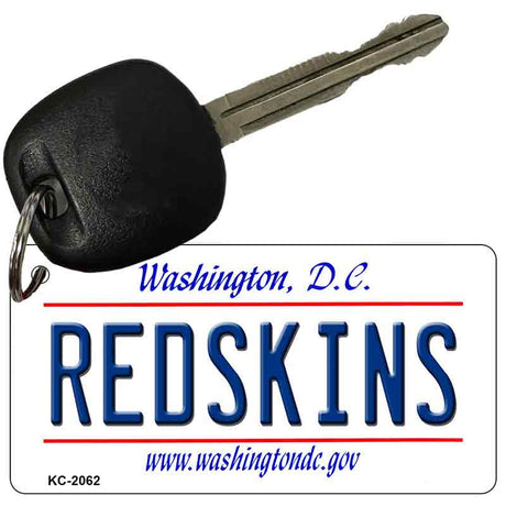 Redskins Washington DC State License Plate Tag Key Chain KC-2062