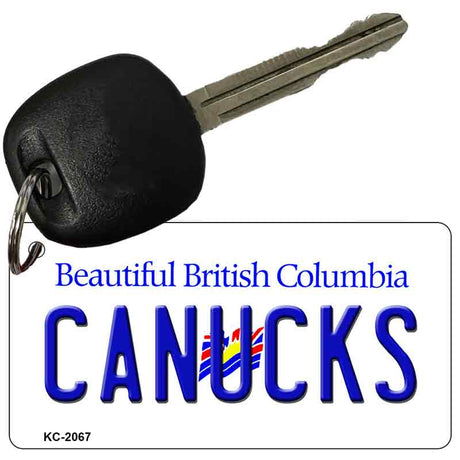 Canucks British Columbia State License Plate Tag Key Chain KC-2067