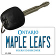 Maple Leafs Ontario State License Plate Tag Key Chain KC-2068