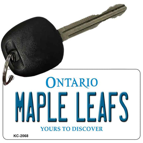 Maple Leafs Ontario State License Plate Tag Key Chain KC-2068