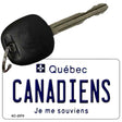 Canadiens Quebec State License Plate Tag Key Chain KC-2070