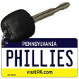 Phillies Pennsylvania State License Plate Tag Key Chain KC-2076