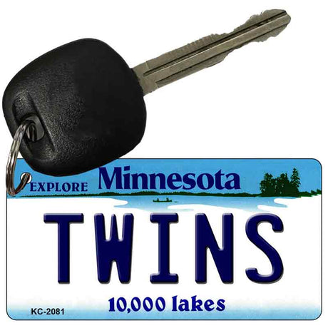 Twins Minnesota State License Plate Tag Key Chain KC-2081