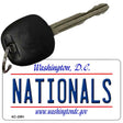 Nationals Washington DC State License Plate Tag Key Chain KC-2091