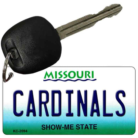 Cardinals Missouri State License Plate Tag Key Chain KC-2094